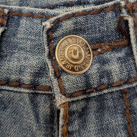 True Religion Men's  Relaxed Straight  Size 34 Blue - Picture 5 of 16